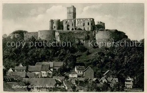 AK / Ansichtskarte Koenigstein_Taunus Burgruine Koenigstein_Taunus