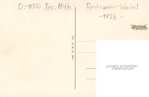 AK / Ansichtskarte Berlin Aufziehen der Wache Vorbeimarsch am Moltkedenkmal Berlin