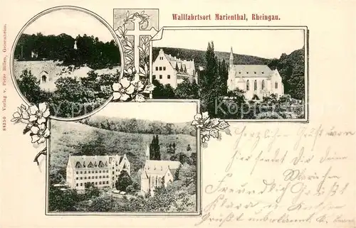 AK / Ansichtskarte Marienthal_Geisenheim Wallfahrtsort Kloster Kirche Marienthal Geisenheim