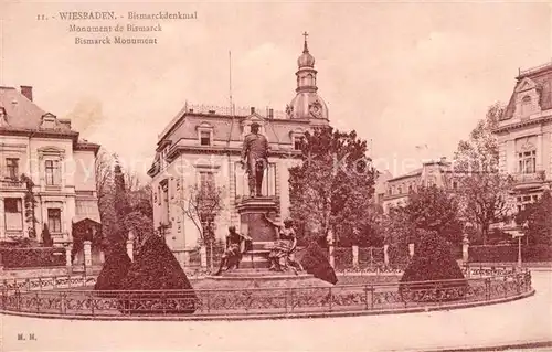 AK / Ansichtskarte Wiesbaden Bismarckdenkmal Wiesbaden