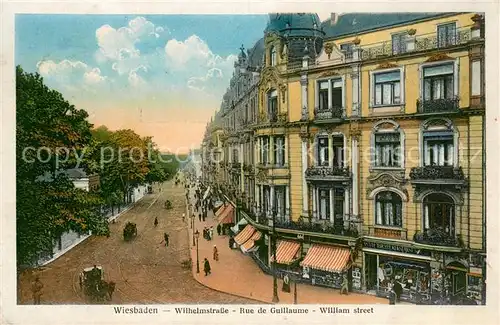 AK / Ansichtskarte Wiesbaden Wilhelmstrasse Wiesbaden