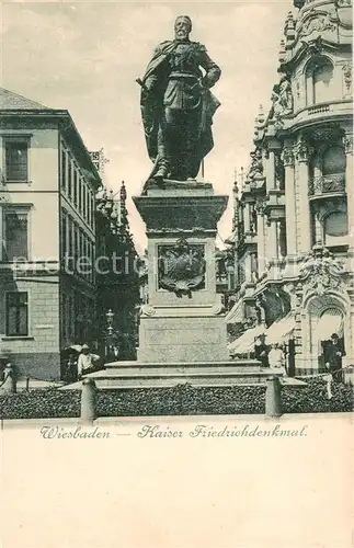 AK / Ansichtskarte Wiesbaden Kaiser Friedrichdenkmal Wiesbaden