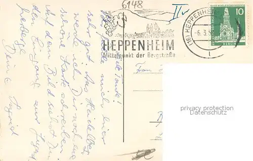 AK / Ansichtskarte Heppenheim_Bergstrasse Sickinger Tor Heppenheim_Bergstrasse