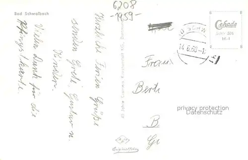 AK / Ansichtskarte Bad_Schwalbach Teilansicht  Bad_Schwalbach