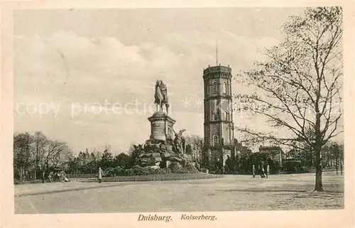 AK / Ansichtskarte Duisburg_Ruhr Kaiserberg Duisburg Ruhr