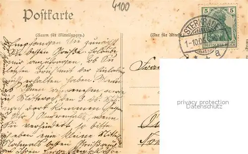 AK / Ansichtskarte Duisburg_Ruhr Ruine auf dem Kaiserberg Duisburg Ruhr