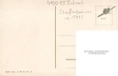 AK / Ansichtskarte Duisburg_Ruhrort Ruhrbruecke mit Strassenbahnen Duisburg Ruhrort