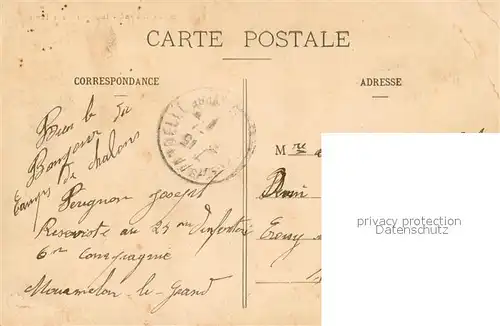 AK / Ansichtskarte Camp_de_Chalons Interieur dune Tente Camp_de_Chalons