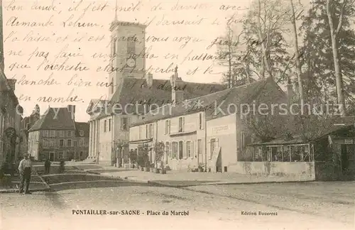 AK / Ansichtskarte Pontailler sur Saone Place de Marche Pontailler sur Saone