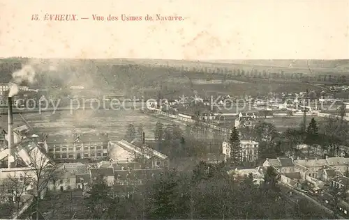 AK / Ansichtskarte Evreux_27 Vue des Usines de Navarre 
