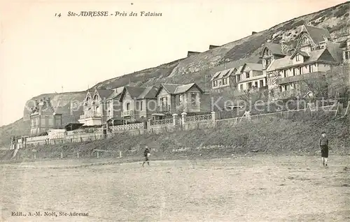 AK / Ansichtskarte Sainte Adresse Pres des Falaises Sainte Adresse