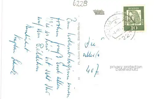 AK / Ansichtskarte Eltville_Rhein Partie am Rhein Langwerther Hof Burg Kirche Rosenbluete Wein Eltville_Rhein