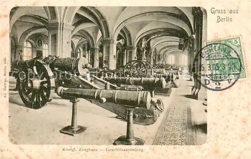 AK / Ansichtskarte Berlin Koenigliches Zeughaus Geschuetzsammlung Berlin