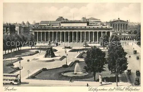 AK / Ansichtskarte Berlin Lustgarten Altes Museum Reiterstandbild Denkmal Kupfertiefdruck Berlin