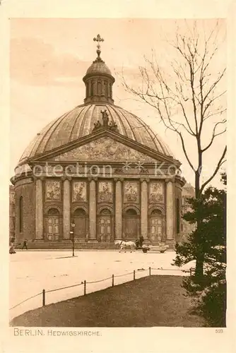 AK / Ansichtskarte Berlin Hedwigskirche Heliogravuere Berlin