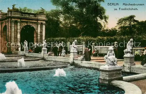 AK / Ansichtskarte Berlin Maerchenbrunnen im Friedrichshain Berlin