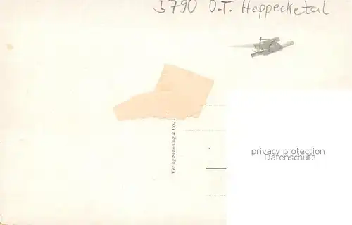 AK / Ansichtskarte Brilon Hoppecketal Teilansicht Brilon