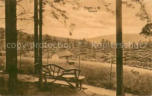 AK / Ansichtskarte Hagen_Selbecketal Tierpark Hagen Selbecketal