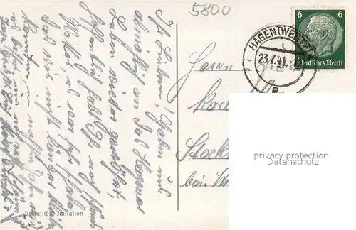 AK / Ansichtskarte Hagen_Selbecketal Ehrenmal im Stadtpark Hagen Selbecketal