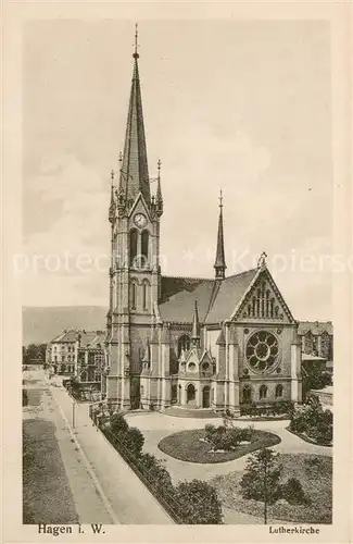 AK / Ansichtskarte Hagen_Selbecketal Lutherkirche Hagen Selbecketal