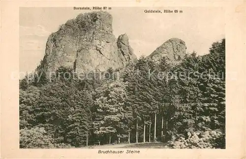 AK / Ansichtskarte Wald_Brilon Bruchhauser Steine 