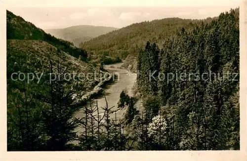 AK / Ansichtskarte Nauroth_Heidenrod Blick ins Tal Fluss Nauroth Heidenrod