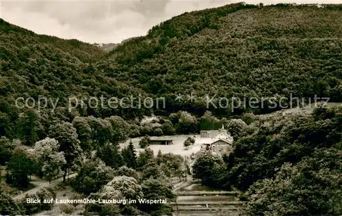 AK / Ansichtskarte Wispertal Gaststaette Laukenmuehle Lauxburg Wispertal