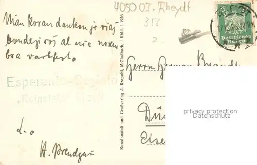 AK / Ansichtskarte Rheydt_Moenchengladbach Schloss Rheydt aeusserer Wassergraben mit alter Bastion 