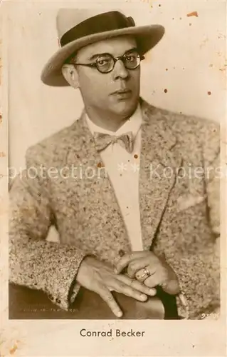 AK / Ansichtskarte Duisburg_Ruhr Portait Conrad Becker Duisburg Ruhr