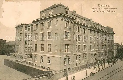 AK / Ansichtskarte Duisburg_Ruhr Deutsche Maschinenfabrik Verwaltungsgebaeude Duisburg Ruhr
