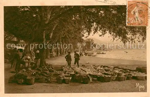 AK / Ansichtskarte Bandol_83 sur Mer un coin du Marche 