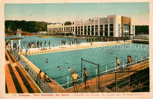 AK / Ansichtskarte Toulouse_31 Pare Municipal des Sports Ensemble des Piscines 