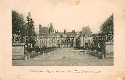 AK / Ansichtskarte Boissy Saint Leger Chateau Gros Bois facade principale Boissy Saint Leger