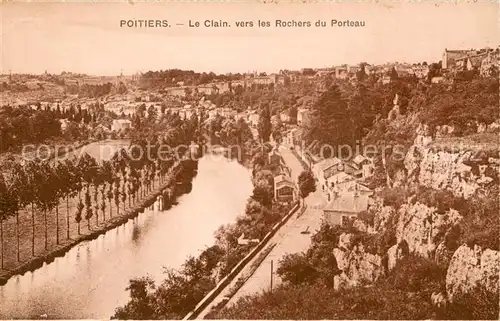 AK / Ansichtskarte Poitiers_86 Le Clain vers les Rochers du Porteau 