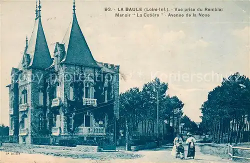 AK / Ansichtskarte La_Baule_sur_Mer_44 Vue prise du Remblai Manoir La Cotiere Avenue de la Noue 
