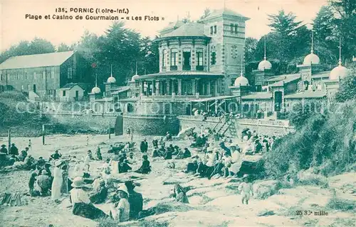 AK / Ansichtskarte Pornic_44 Plage et Casino de Gourmalon Les Flots 