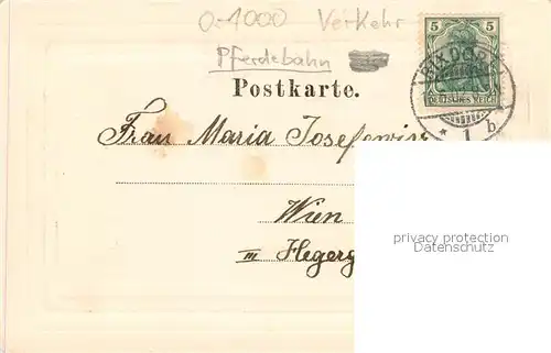 AK / Ansichtskarte Berlin Unter den Linden Verkehr Pferdefuhrwerke Berlin