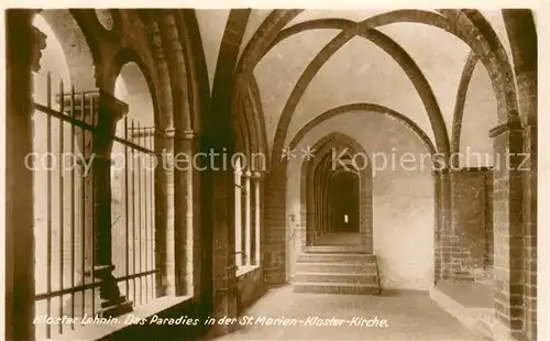 AK / Ansichtskarte Lehnin Paradies in der St. Marien Klosterkirche Lehnin
