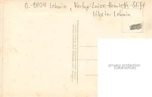 AK / Ansichtskarte Lehnin Paradies in der St. Marien Klosterkirche Lehnin