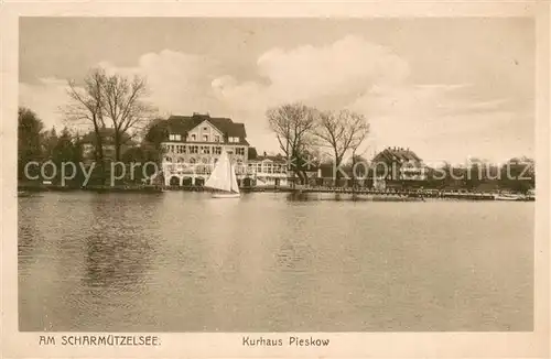 AK / Ansichtskarte Bad_Saarow Kurhaus Pieskow am Scharmuetzelsee Bad_Saarow