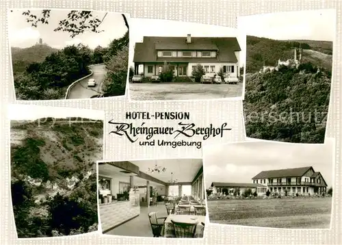 AK / Ansichtskarte Ransel Hotel Pension Rheingauer Berghof und Umgebung Ransel