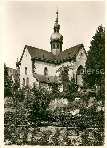 AK / Ansichtskarte Eberbach_Rheingau Ehemalige Zisterzienserabtei Ostteil der Kirche kellerei Stempel Eberbach Rheingau