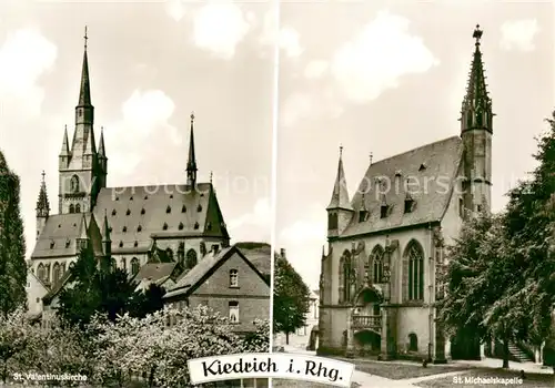 AK / Ansichtskarte Kiedrich St. Valentinuskirche St. Michaelskapelle Kiedrich
