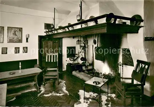 AK / Ansichtskarte Kronenburg_Eifel Schlosshotel Das Burghaus Alte Burgkueche Kamin Kronenburg Eifel