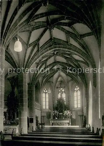 AK / Ansichtskarte Baasem Katholische Pfarrkirche Innenansicht 13. Jhdt. Baasem