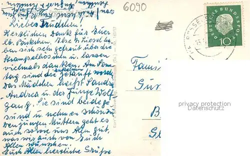 AK / Ansichtskarte Ruesselsheim_Main Parkanlagen Teich Ruesselsheim Main