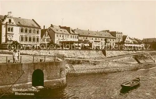 AK / Ansichtskarte Ruedesheim_am_Rhein Rheinstrasse Hotel  Weinstube Zum Broemserhaus 