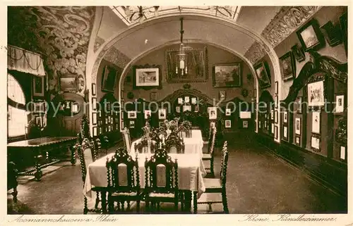 AK / Ansichtskarte Assmannshausen Krone Kuenstlerzimmer Assmannshausen