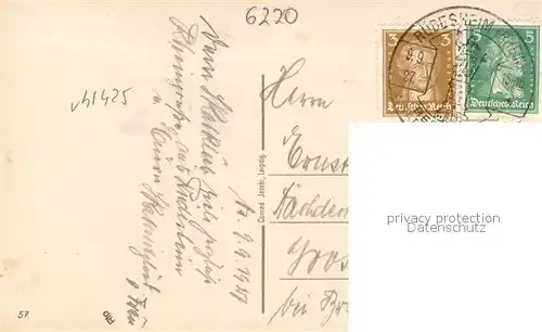 AK / Ansichtskarte Ruedesheim_am_Rhein Rheinstraase mit Bahnliene 