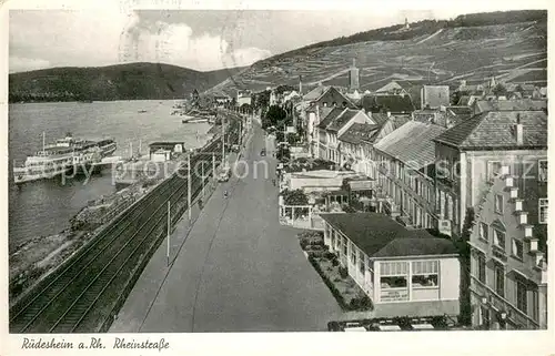 AK / Ansichtskarte Ruedesheim_am_Rhein Rheinstrasse  